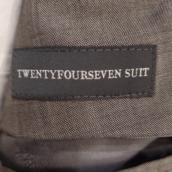 SOLD *SUITS* Z Zegna 24/7 Slim Fit Grey Wool-Stretch Suit Men's Size 40R - Picture 7 of 12